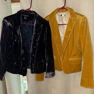2 Velvet Blazers